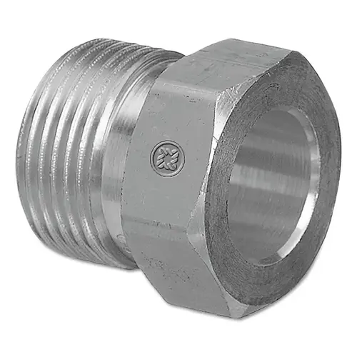 Regulator Inlet Nut, Inert Gas, Stainless Steel, CGA-677, 1.035 in to 14 NGO, LH Female Silver Regulator Inlet Nut, Inert Gas, Stainless Steel, CGA-677, 1.035 in to 14 NGO, LH Female Silver