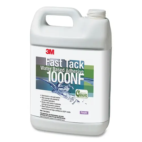 Fast Tack 1000NF Water Based Adhesive, 1 gal, Can, Purple - pack of 4 Fast Tack 1000NF Water Based Adhesive, 1 gal, Can, Purple - pack of 4