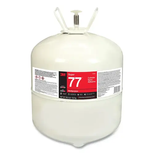Super 77 Multipurpose Cylinder Spray Adhesive, Large Cylinder, Clear Super 77 Multipurpose Cylinder Spray Adhesive, Large Cylinder, Clear