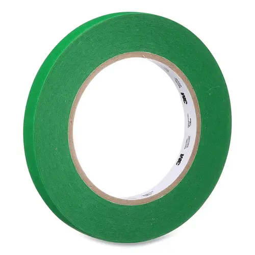 UV Resistant Green Masking Tape, 0.945 in W x 60 yd L, 4.8 mil Thick - pack of 48 UV Resistant Green Masking Tape, 0.945 in W x 60 yd L, 4.8 mil Thick - pack of 48
