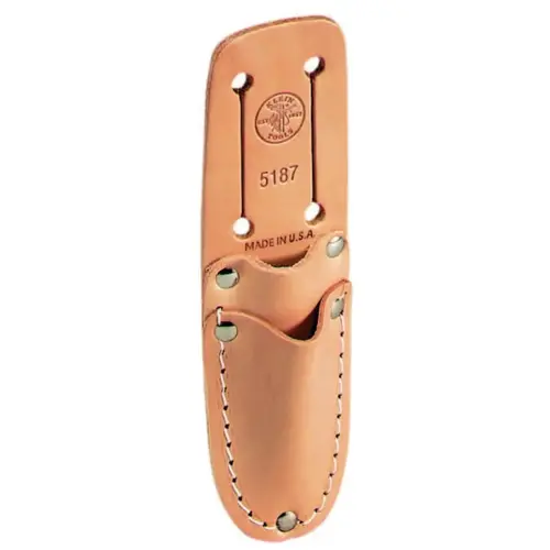 Scissors and Cable-Splicer's Knife Holders, Black, Leather, Belt Loop