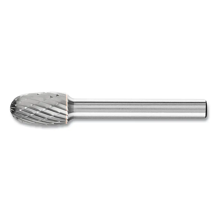 PFERD Oval Tungsten Carbide Burr Double Cut SE-3 3/8 Head 1/4 Shank 24642