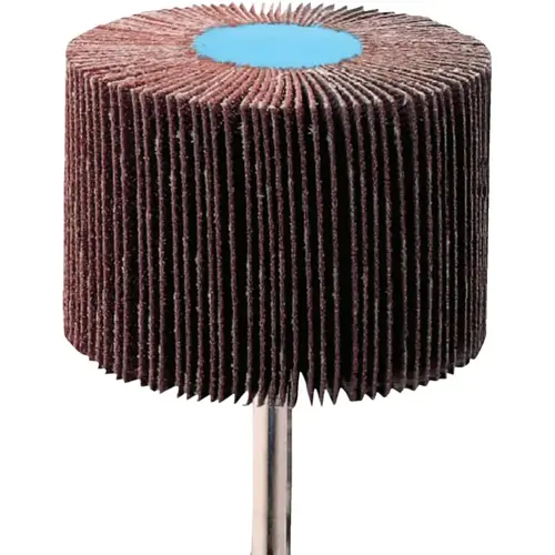 Standard Mounted Flap Wheels, 2 in x 1 in, 120 Grit, 23,000 rpm - pack of 10 Standard Mounted Flap Wheels, 2 in x 1 in, 120 Grit, 23,000 rpm - pack of 10