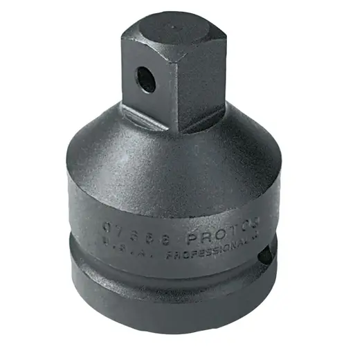 Impact Socket Adapter, 1 in Female Dr, 3/4 in Male Dr, 2-7/8 in L, Pin Lock Impact Socket Adapter, 1 in Female Dr, 3/4 in Male Dr, 2-7/8 in L, Pin Lock