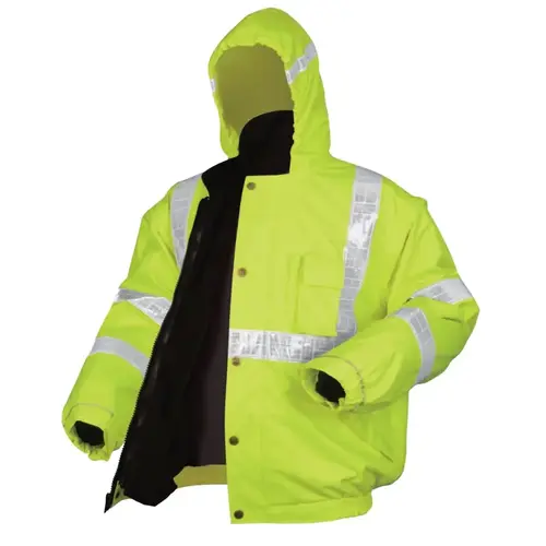 Luminator Bomber Plus Jackets, X-Large, Fluorescent Lime Luminator Bomber Plus Jackets, X-Large, Fluorescent Lime