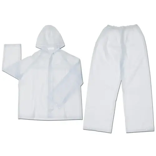 0722 Squall 2 Piece Lightweight Rain Suit, 0.20 mm PVC, Clear, 4X-Large 0722 Squall 2 Piece Lightweight Rain Suit, 0.20 mm PVC, Clear, 4X-Large