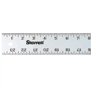 Starrett 36091 Aluminum Straight Edge Ruler, 36 in, Aluminum - pack of 10