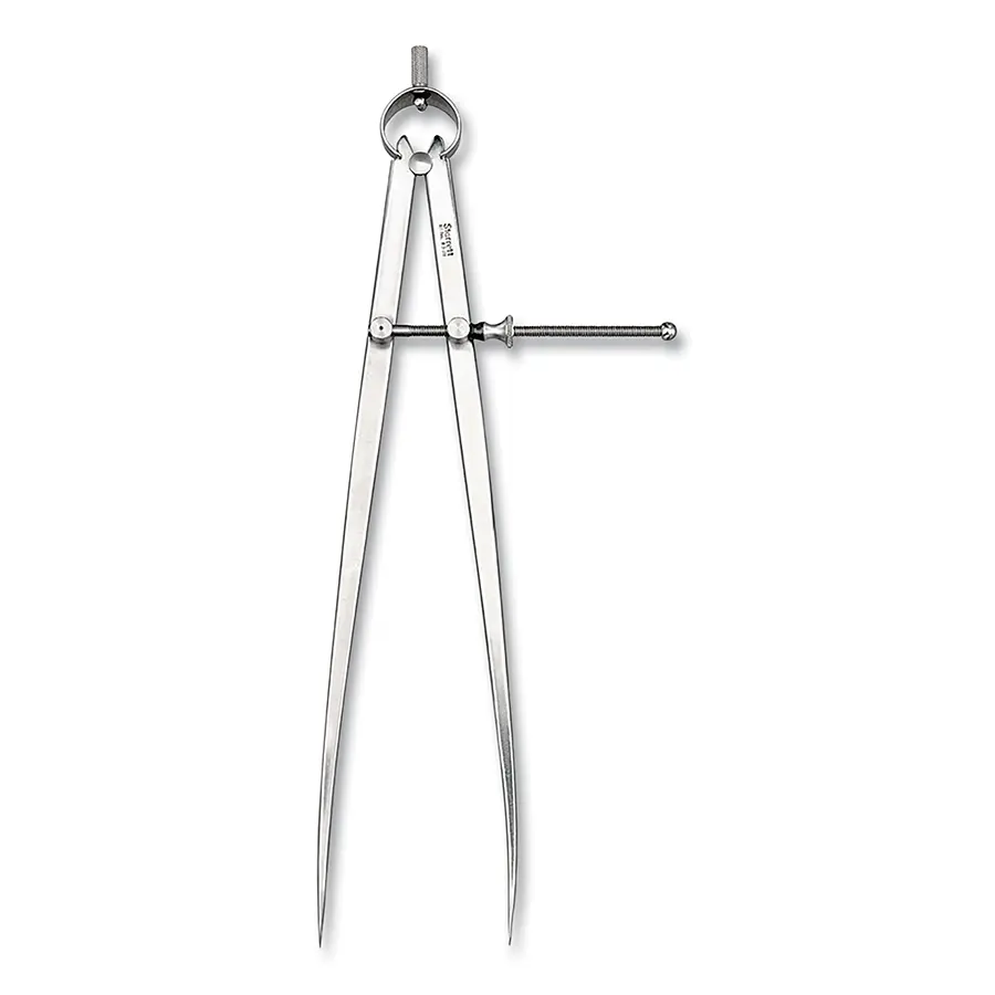 Starrett 83 Series Divider 12 in Yankee Spring Solid Nut Flat Leg 50384 Starrett 83 Series Divider 12 in Yankee Spring Solid Nut Flat Leg 50384