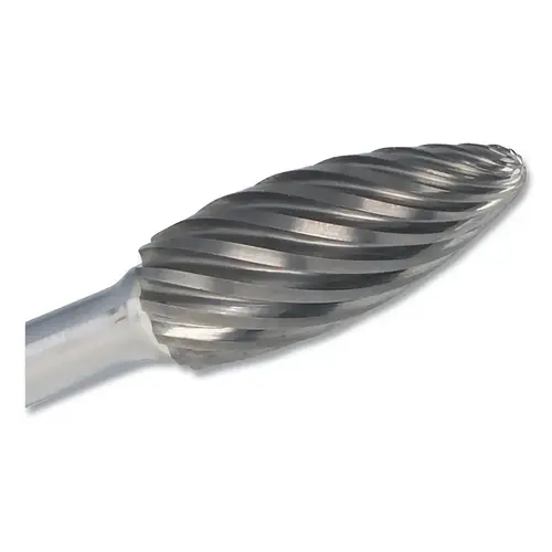 1854 General Purpose Solid Carbide Bur, 1/4 in dia C Shank, 1.25 in L Cut, SH-5NX, Double Cut 1854 General Purpose Solid Carbide Bur, 1/4 in dia C Shank, 1.25 in L Cut, SH-5NX, Double Cut