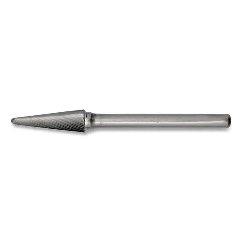 1852 General Purpose Solid Carbide Bur, 1/4 in dia C Shank, 1-1/8 in L Cut, SL-4L6, Standard Cut 1852 General Purpose Solid Carbide Bur, 1/4 in dia C Shank, 1-1/8 in L Cut, SL-4L6, Standard Cut