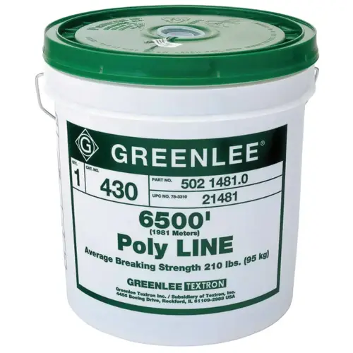 Poly Lines, 50 lb Cap., 2,200 ft Poly Lines, 50 lb Cap., 2,200 ft