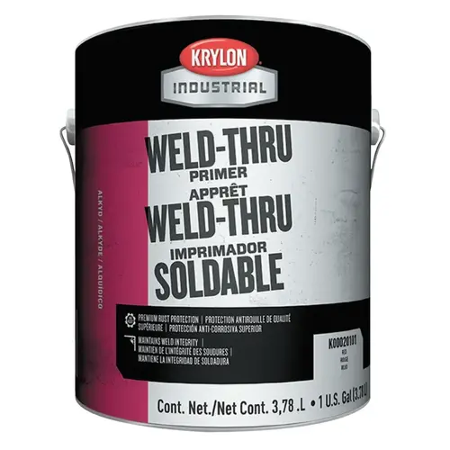 Weld-Thru Primer, 1 Gallon Can, Gray - pack of 4 Weld-Thru Primer, 1 Gallon Can, Gray - pack of 4