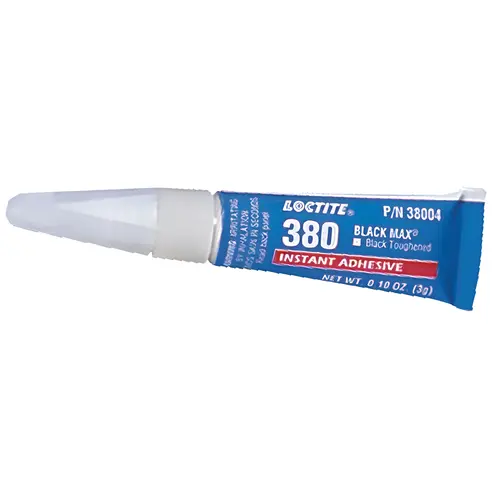 380 Black Max Instant Adhesive, Toughened, 3 G, Tube