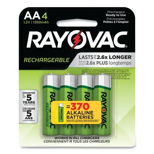 Platinum Pre-Charged Rechargeable Batteries, NiMH, AA - pack of 6 Platinum Pre-Charged Rechargeable Batteries, NiMH, AA - pack of 6