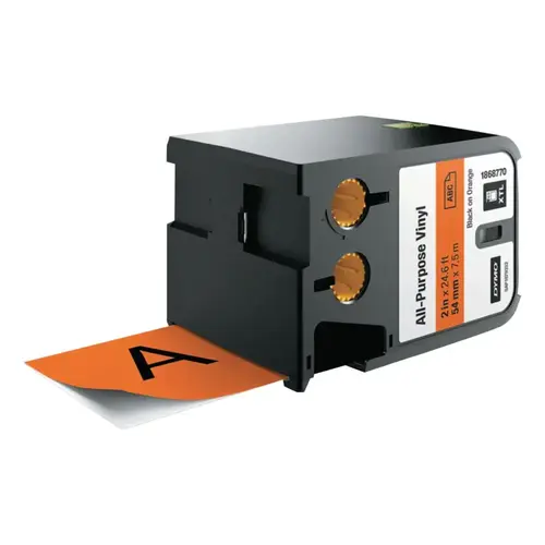 XTL Label, 1/2 in W x 9.5 ft L, Black on White - pack of 6 XTL Label, 1/2 in W x 9.5 ft L, Black on White - pack of 6