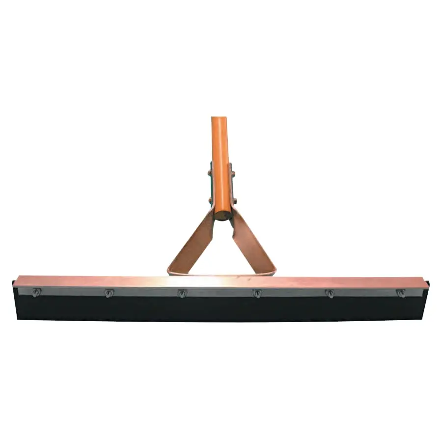MAGNOLIA BRUSH Non-Sparking Floor and Driveway Squeegee Straight with Tapered Handle Socket 36 in Neoprene Frame Only 4136TPN MAGNOLIA BRUSH Non-Sparking Floor and Driveway Squeegee Straight with Tapered Handle Socket 36 in Neoprene Frame Only 4136TPN