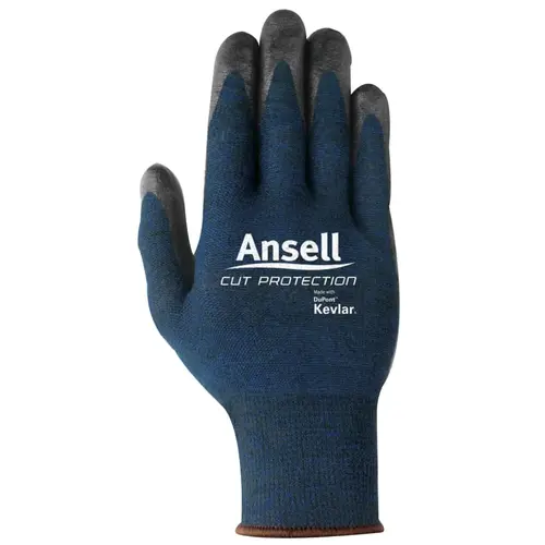 97-505 Cut Resistant Gloves, Small, Black/Blue 97-505 Cut Resistant Gloves, Small, Black/Blue