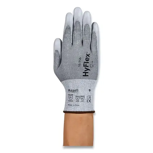 11-755 Cut Resistant Glove, Size 8, Gray - 2 per pack x12 packs