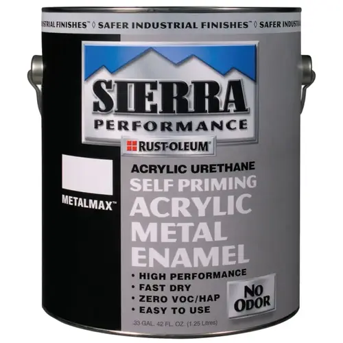 Sierra Performance Metalmax DTM Acrylic Enamels, 1 Gal Can, Black Sierra Performance Metalmax DTM Acrylic Enamels, 1 Gal Can, Black