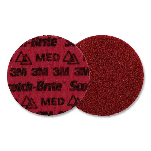 Scotch-Brite Precision Surface Conditioning Disc, 4-1/2 in dia x NH, 13330 RPM, Hook-and-Loop, MED, 50 EA/CA Red - pack of 50 Scotch-Brite Precision Surface Conditioning Disc, 4-1/2 in dia x NH, 13330 RPM, Hook-and-Loop, MED, 50 EA/CA Red - pack of 50