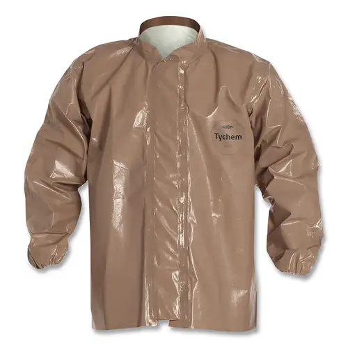 Tychem 5000 Jacket, Large, Tan Tychem 5000 Jacket, Large, Tan