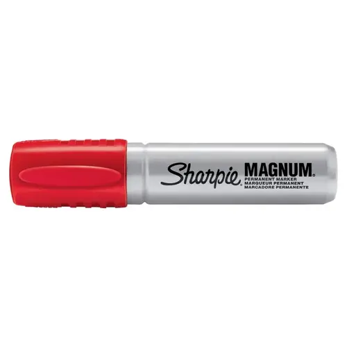 Magnum Permanent Marker,Red, Jumbo, Chisel Tip - pack of 12 Magnum Permanent Marker,Red, Jumbo, Chisel Tip - pack of 12