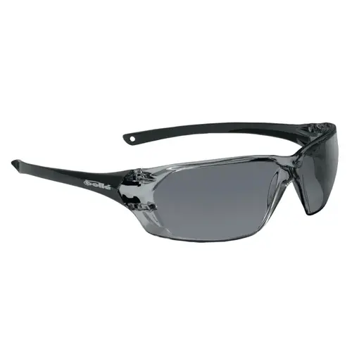 Prism Series Safety Glasses, Smoke Lens, Anti-Fog, Anti-Scratch, Black Frame - 2 per pack x10 packs