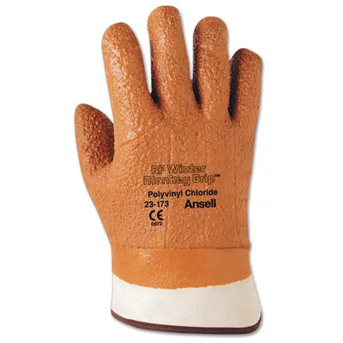 23-173 PVC-Coated Gloves, Rough Finish, Size 10, Brown - 2 per pack x12 packs 23-173 PVC-Coated Gloves, Rough Finish, Size 10, Brown - 2 per pack x12 packs