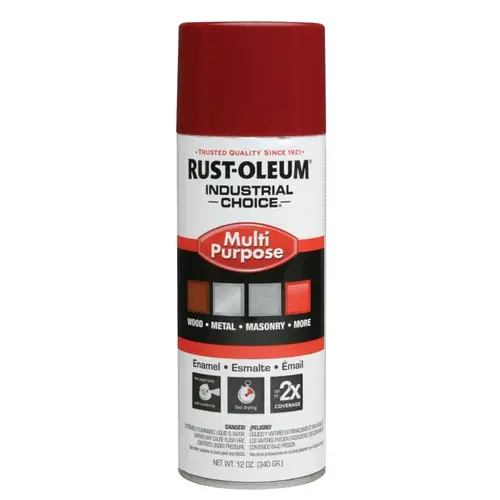 Industrial Choice 1600 System Enamel Aerosols, 12 oz, Banner Red, High-Gloss - pack of 6 Industrial Choice 1600 System Enamel Aerosols, 12 oz, Banner Red, High-Gloss - pack of 6