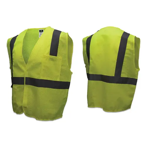 CLASS 2 MESH SAFETY VEST, GREEN, XL - pack of 24 CLASS 2 MESH SAFETY VEST, GREEN, XL - pack of 24