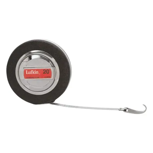 Artisan Diameter and Tree Tapes, 3/8 in x 20 ft, 1/10 in, Chrome Clad Brown