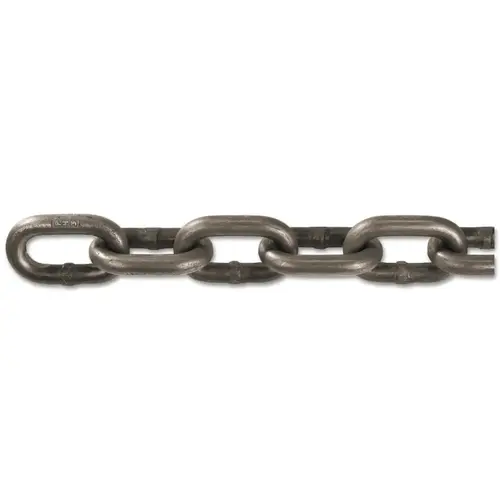 Grade 43 High Test Chains, Size 1/4 in, 400 ft, 2600 lb Limit, Self Colored Grade 43 High Test Chains, Size 1/4 in, 400 ft, 2600 lb Limit, Self Colored
