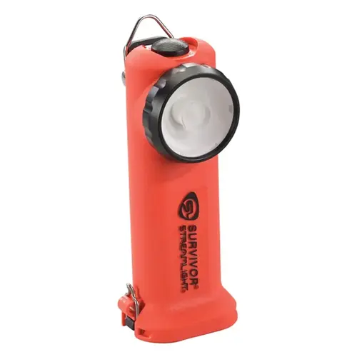 Survivor LED Flashlight, 175 Lumens, Orange Survivor LED Flashlight, 175 Lumens, Orange