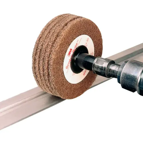 Buffing Discs, 3 in, 10,000 rpm, Aluminum Oxide, Tan Buffing Discs, 3 in, 10,000 rpm, Aluminum Oxide, Tan