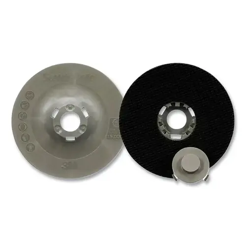 Universal Surface Conditioning Back-Up Pad, 5 in dia, Hook and Loop, 12000 RPM Gray - pack of 10 Universal Surface Conditioning Back-Up Pad, 5 in dia, Hook and Loop, 12000 RPM Gray - pack of 10