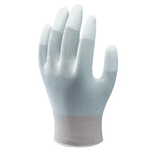 Hi-Tech Polyurethane Coated Gloves, Medium, White Hi-Tech Polyurethane Coated Gloves, Medium, White