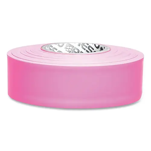 Taffeta Flagging Tape, 1-3/16 in x 300 ft, Pink - pack of 12 Taffeta Flagging Tape, 1-3/16 in x 300 ft, Pink - pack of 12