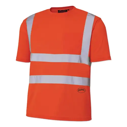 6882U/6883U HV Birdseye Safety Shirt, Medium, Orange 6882U/6883U HV Birdseye Safety Shirt, Medium, Orange