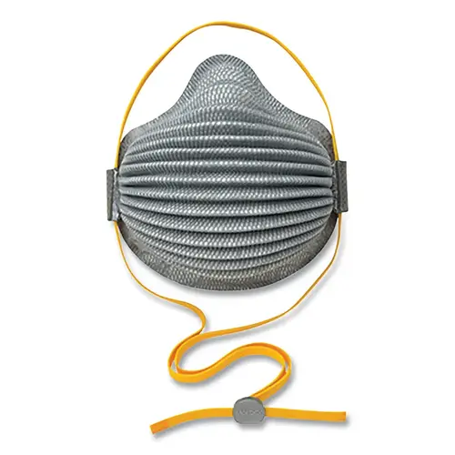 AirWave  N95 Plus Organic Vapor Relief Disposable Respirator, Small, Gray, Full Foam Face Seal - pack of 10