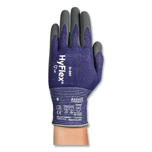 11-561 Cut Resistant Glove, Size 9, Gray/Dark Blue 11-561 Cut Resistant Glove, Size 9, Gray/Dark Blue