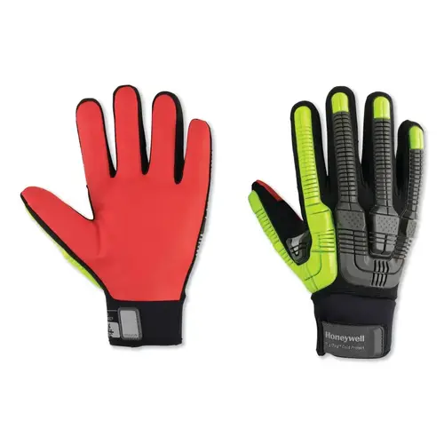 Rig Dog Cold Protect Gloves, ANSI A6, Hook and Loop Cuff, 9/L Yellow/Black/Red Pair - pack of 6 Rig Dog Cold Protect Gloves, ANSI A6, Hook and Loop Cuff, 9/L Yellow/Black/Red Pair - pack of 6