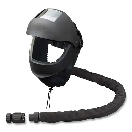 EZ Air Flex Grinding/Welding Air Shield SAR, Head Top w/HP Air Temperature Controller and Flexible/Covered Hose Black; Gray EZ Air Flex Grinding/Welding Air Shield SAR, Head Top w/HP Air Temperature Controller and Flexible/Covered Hose Black; Gray