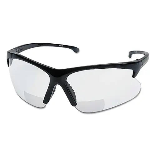 V60 30-06 Rx Readers Prescription Safety Glasses, Clear Polycarbonate Lens, Hardcoated, Black, Nylon, +1.5 V60 30-06 Rx Readers Prescription Safety Glasses, Clear Polycarbonate Lens, Hardcoated, Black, Nylon, +1.5