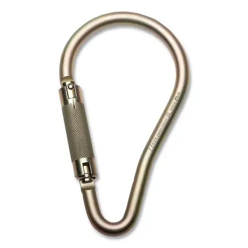 A1003 Series Steel Carabiner, Gate Opening, Self-Locking, 2 in Gold A1003 Series Steel Carabiner, Gate Opening, Self-Locking, 2 in Gold