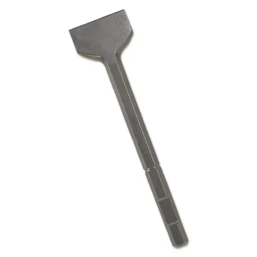Hex Drive Hammer Steels, 3/4 in x 12 in, Scraping Chisel Hex Drive Hammer Steels, 3/4 in x 12 in, Scraping Chisel