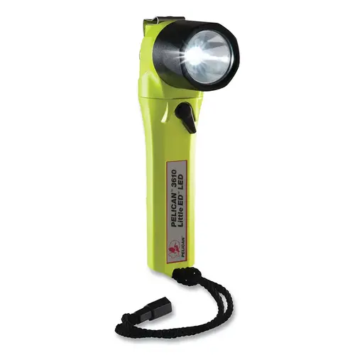 Little Ed Right Angle Light, 4 AA, 183 Lumens, Hi-Vis Yellow, Glow-in-th-Dark Shroud Little Ed Right Angle Light, 4 AA, 183 Lumens, Hi-Vis Yellow, Glow-in-th-Dark Shroud