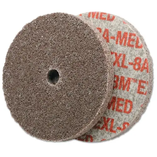 EXL Unitized Deburring Wheel, 8A, 1X3/16, Medium, Aluminum Oxide Tan - pack of 50 EXL Unitized Deburring Wheel, 8A, 1X3/16, Medium, Aluminum Oxide Tan - pack of 50