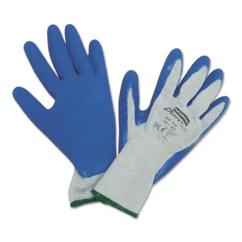 Duro Task Supported Natural Rubber Gloves, Size 10, Blue/Gray - 2 per pack x12 packs Duro Task Supported Natural Rubber Gloves, Size 10, Blue/Gray - 2 per pack x12 packs