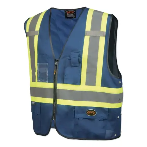 134NAU Safety Vest, L/XL, Navy 134NAU Safety Vest, L/XL, Navy