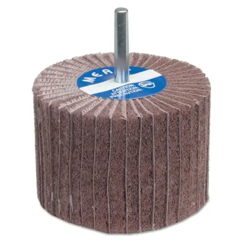 Interleaf Flap Wheels with Mounted Steel Shanks, 2 in x 1 in, 180 Grit - pack of 10